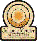 Johanne Mercier Massage Seeley's Bay