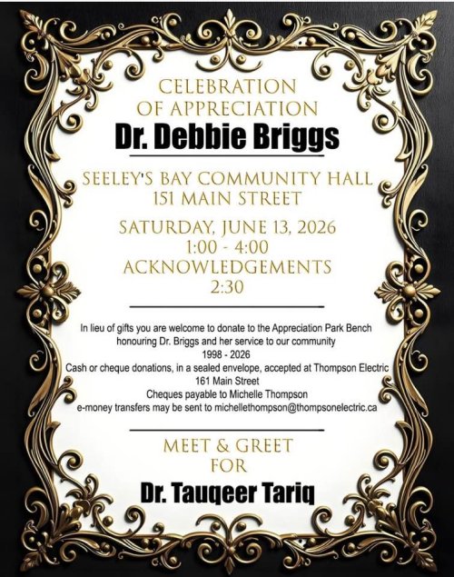 Dr. Briggs Invite